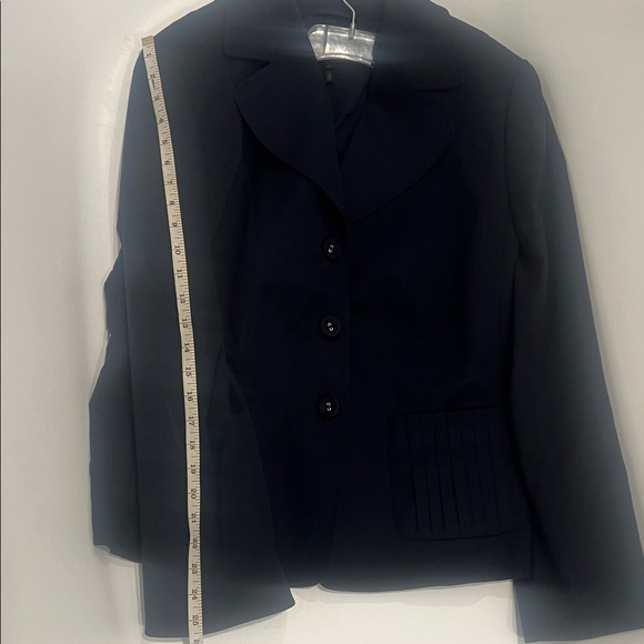 Escada Navy Women's Blazer size 46 - Picture 10 of 13